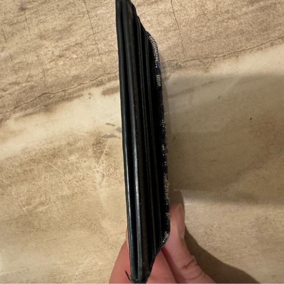 DIOR MENS CARDHOLDER. OBLIQUE cardholder. - Picture 7 of 11